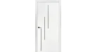Межкомнатная дверь Status Doors Трио+alum black Ral 9003 Фото №1