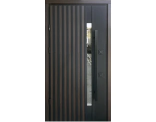 Входные двери Straj Proof Rio-S Loft  (vin 23/vin.Белый атлас) ручка DMD